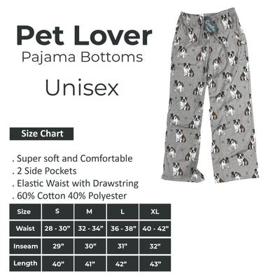Show full view: E&S PETS Buldog Pajama Bottoms, Cream, X-Large slide 6 of 6