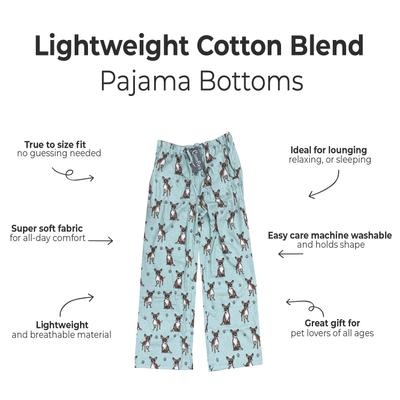 Show full view: E&S PETS Chihuahua Pajama Bottoms, Teal, Small slide 3 of 6