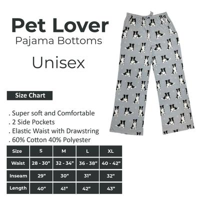 Show full view: E&S PETS Border Collie Pajama Bottoms, Light Blue, Large slide 4 of 4