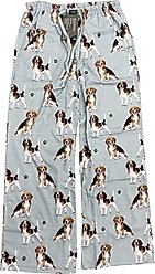 E&S PETS Beagle Pajama Bottoms, Teal, Small
