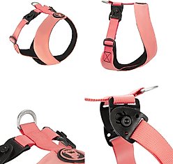 Gooby Comfort X Dual Snap Dog Harness, Pink, Small: 13.5 to 16.75-in chest slide 2 of 6