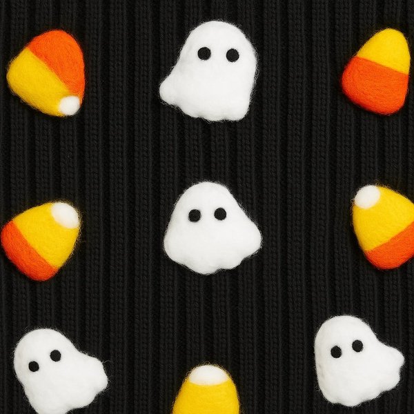 Show full view: Found My Animal Candy Corn Dog Sweater, Large slide 5 of 5