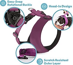 Gooby Comfort X Dual Snap Dog Harness, Yellow, Large: 19 to 23.25-in chest slide 2 of 6