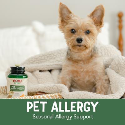 Show full view: NOW Pets Pet Allergy Dog & Cat Supplement, 75 count slide 5 of 11