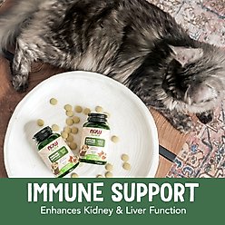 NOW Pets Immune Support Dog & Cat Supplement, 90 count slide 2 of 9