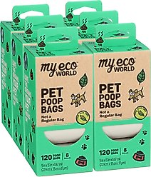 MyEcoWorld Dog Poop Bags, Unscented, 720 count