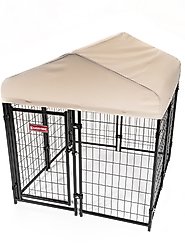 Lucky Dog STAY Series Studio Jr. Dog Kennel, Khaki