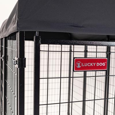Show full view: Lucky Dog STAY Series Studio Dog Kennel, Steel Grey slide 7 of 9