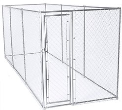 Lucky Dog Chain Link Dog Kennel, 6 x 5 x 15 ft slide 1 of 9