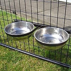 Lucky Dog Double Bowl Dog Kennel System slide 2 of 7