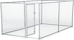 Lucky Dog Chain Link Dog Kennel, 4 x 5 x 10 ft