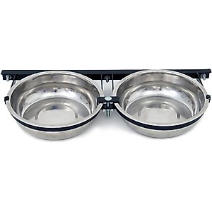 Lucky Dog Double Bowl Dog Kennel System
