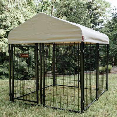 Show full view: Lucky Dog STAY Series Studio Jr. Dog Kennel, Khaki slide 8 of 9