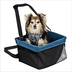 Kurgo Rover Dog Car Booster Seat, Black/Blue