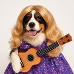 Found My Animal Era Queen Dog Costume, Small