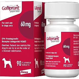 Galliprant (grapiprant) Tablets for Dogs, 60-mg, 1 tablet