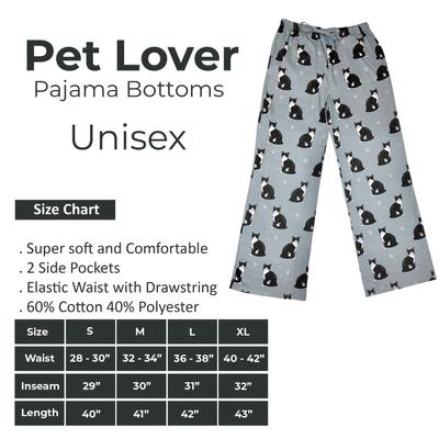 Show full view: E&S PETS Black & White Cat Pajama Bottoms, Green, X-Large slide 6 of 6