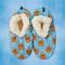 Show in main carousel: E&S PETS Orange Tabby Slippers, Light Blue, one size slide 3 of 5