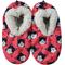 Show in main carousel: E&S PETS Black & White Cat Slippers, Pink, one size slide 1 of 5