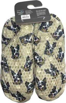 Show full view: E&S PETS Australian Cattle Dog Slippers, Tan, one size slide 6 of 6