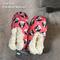 Show in main carousel: E&S PETS Shih Tzu Slippers, Coral, one size slide 5 of 7