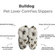 Show in main carousel: E&S PETS Bulldog Slippers, Grey, one size slide 2 of 4