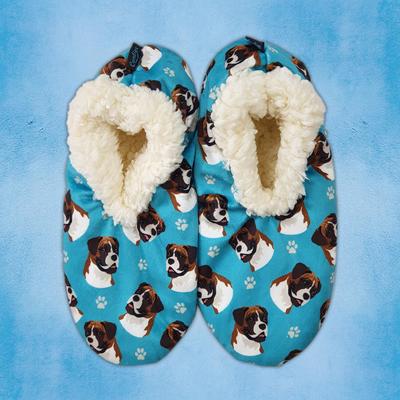 Show full view: E&S PETS Boxer Slippers, Turquoise, one size slide 3 of 5