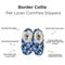 Show in main carousel: E&S PETS Border Collie Slippers, Blue, one size slide 2 of 5