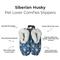 Show in main carousel: E&S PETS Siberian Husky Slippers, Blue, one size slide 2 of 6