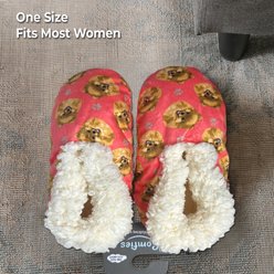 E&S PETS Pomeranian Slippers, Coral, one size slide 2 of 6