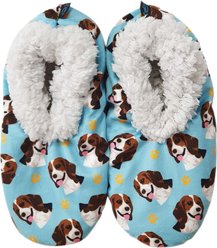E&S PETS Beagle Slippers, Teal, one size