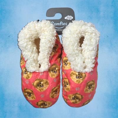 Show full view: E&S PETS Pomeranian Slippers, Coral, one size slide 3 of 6