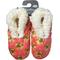 Show in main carousel: E&S PETS Pomeranian Slippers, Coral, one size slide 1 of 6