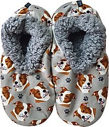 E&S PETS Pit Bull Slippers, Grey, one size