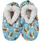 Show in main carousel: E&S PETS Yellow Labrador Slippers, Light Blue, one size slide 1 of 4