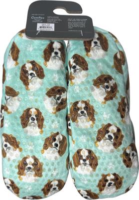 Show full view: E&S PETS King Charles Cavalier Slippers, Coral, one size slide 6 of 6