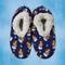 Show in main carousel: E&S PETS Jack Russell Slippers, Blue, one size slide 3 of 4