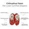Show in main carousel: E&S PETS Chihuahua Slippers, Red, one size slide 2 of 4