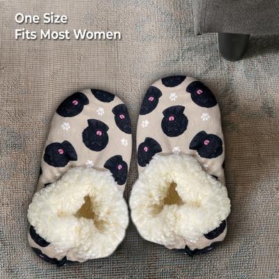 Show full view: E&S PETS Labradoodle Slippers, Cream, one size slide 4 of 5