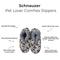 Show in main carousel: E&S PETS Schnauzer Slippers, Grey, one size slide 2 of 4