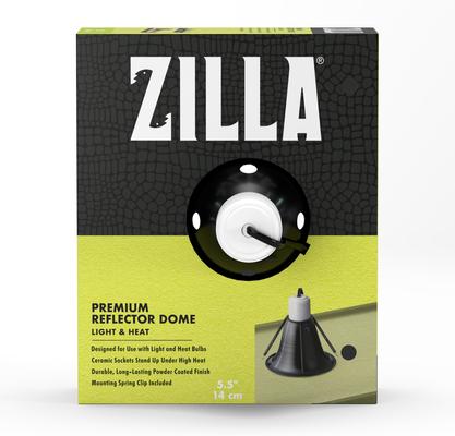 Show full view: Zilla Premium Reflector Light & Heat Black Ceramic Dome Lighting Fixture, 5.5-in slide 5 of 11