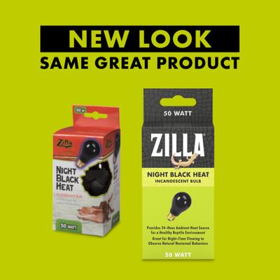 Show full view: Zilla Night Black Reptile Basking Bulb, 50-watt slide 2 of 10