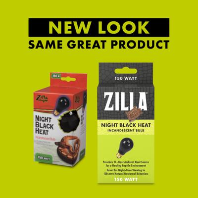 Show full view: Zilla Night Black Reptile Basking Bulb, 150-watt slide 2 of 10