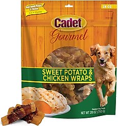 Cadet Gourmet Chicken-Wrapped Sweet Potato Dog Treat Wraps, 28-oz slide 1 of 9