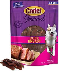 Cadet Gourmet Duck Breast Dog Treats, 2.5-lb