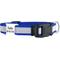 Show in main carousel: GoTags Reflective Adjustable Personalized Nameplate Dog Collar, Blue, Large: 18 to 26-in neck, 1-in wide slide 1 of 8