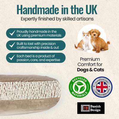 Show full view: DANISH DESIGN Arctic Box Duvet Dog & Cat Bed, Grey, Medium slide 5 of 7