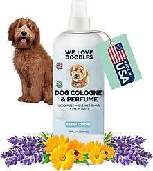 We Love Doodles Dog Cologne Spray, Fresh Cotton Scent, 8-fl oz bottle