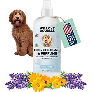 We Love Doodles Dog Cologne Spray, Fresh Cotton Scent, 8-fl oz bottle