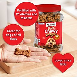 Milk-Bone Soft & Chewy Chicken Recipe Dog Treats, 25-oz tub slide 2 of 6